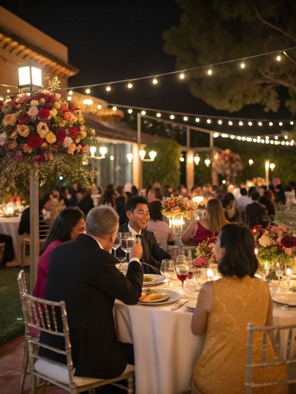 A photograph of a fundraising gala event held to support the ongoing maintenance of the Saint Gonéry Chapel, highlighting the association's fundraising efforts.