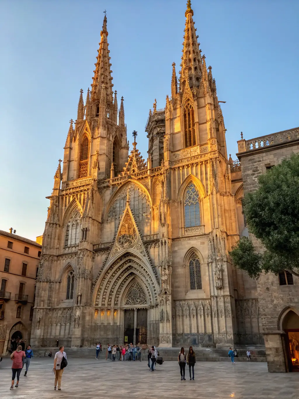 A photograph showcasing the intricate details of the Saint Gonéry Chapel's spire after a recent restoration project, highlighting the craftsmanship and dedication involved.